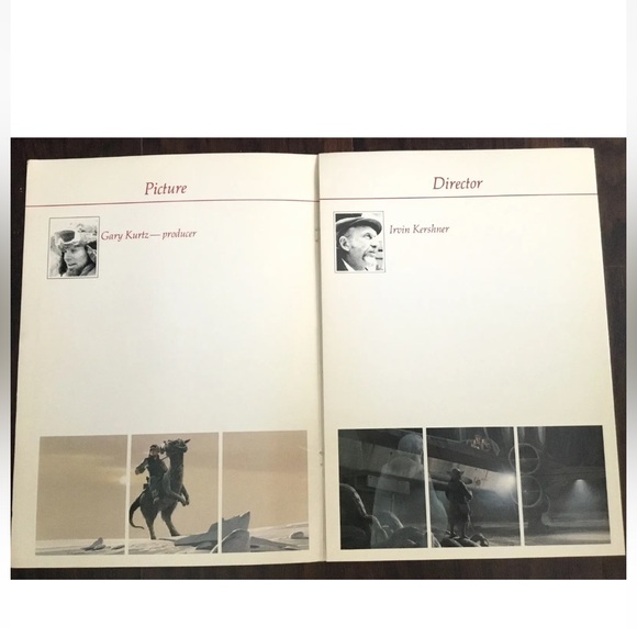 1980 STAR WARS EMPIRE STRIKES BACK Screening Program Brochure w/ Illustrations - Picture 3 of 8